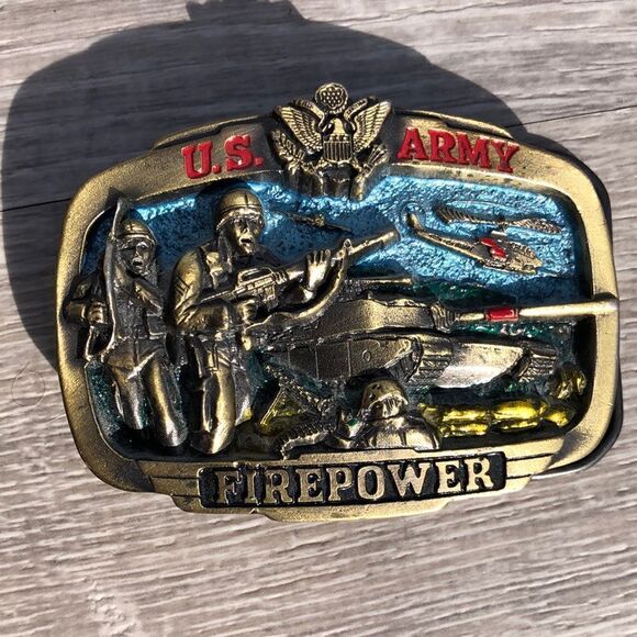 US Army Firepower belt buckle - Picture 1 of 5